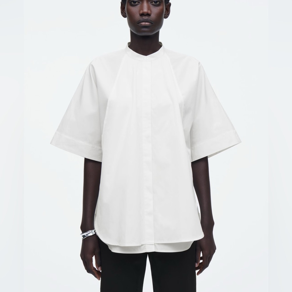 NWT COS Oversize Poplin Blouse